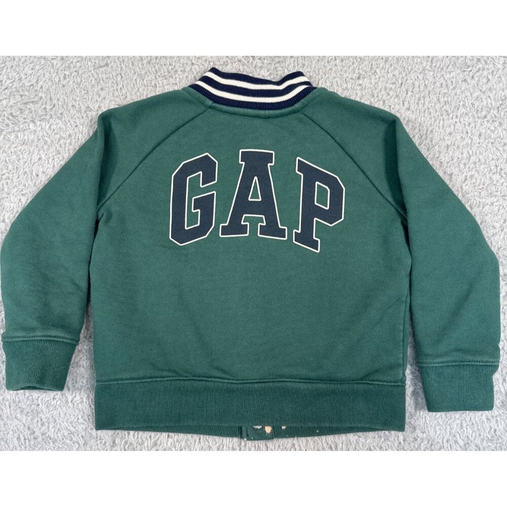 Disney Baby GAP Toddler 2 Yr Varsity Jacket Mickey Mouse Embroidered Bomber - Picture 6 of 13